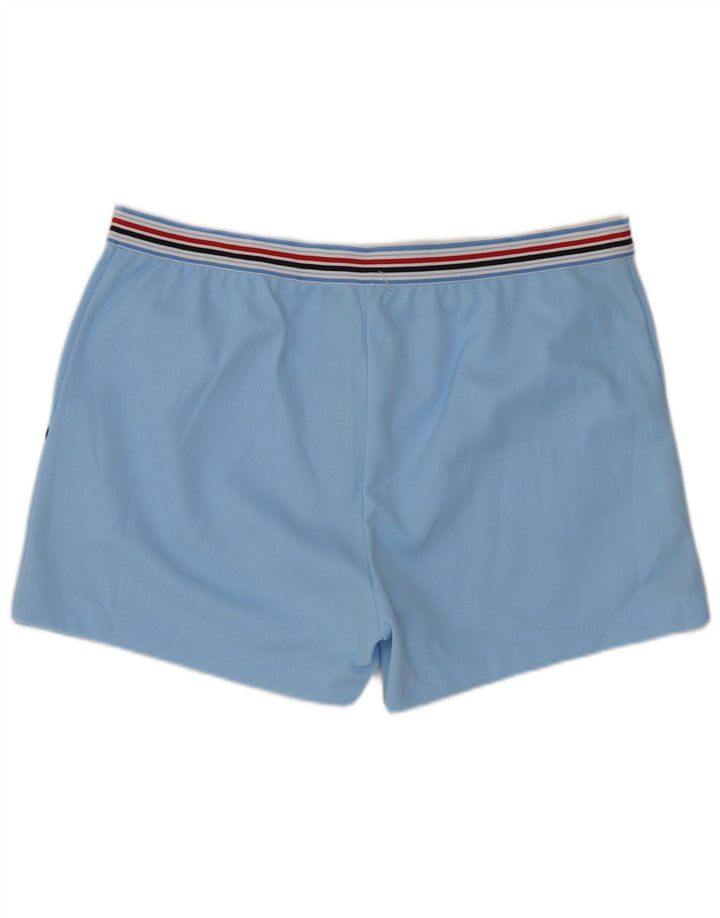 COSMOS Womens Chino Shorts XL W36  Blue Polyester