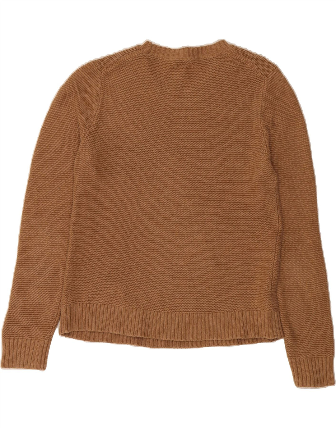 J. CREW Mens Crew Neck Jumper Sweater Medium Brown Vintage J. Crew and Second-Hand J. Crew from Messina Hembry 