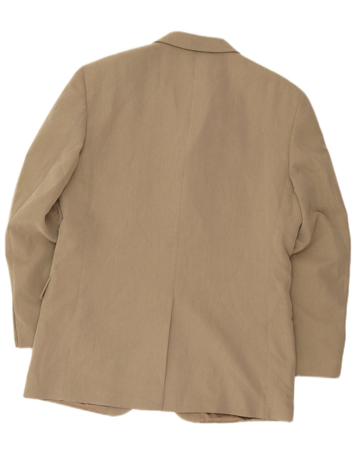 Pierre Cardin Herre 3-knaps blazerjakke EU 50 Large Beige Polyester