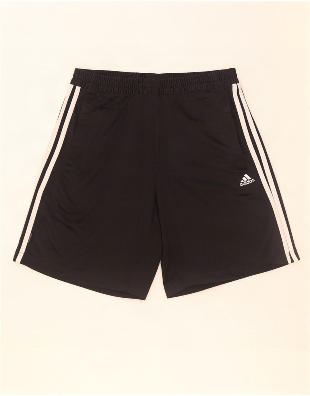 Męskie spodenki sportowe Adidas, małe, czarne, poliestrowe