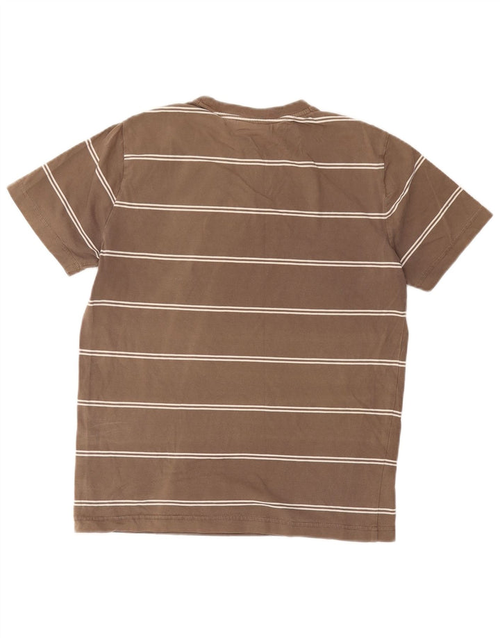 Converse grafisk t-shirt til mænd, medium brun stribet bomuld