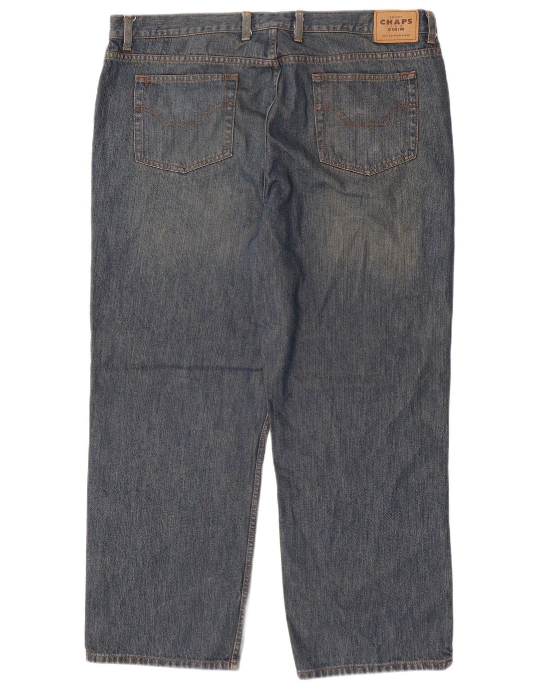 CHAPS Mens Straight Jeans W42 L30  Blue Cotton
