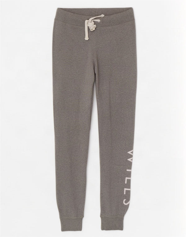 Jack Wills Pantalon de survêtement pour femme Joggers UK 10 Small Gris moucheté
