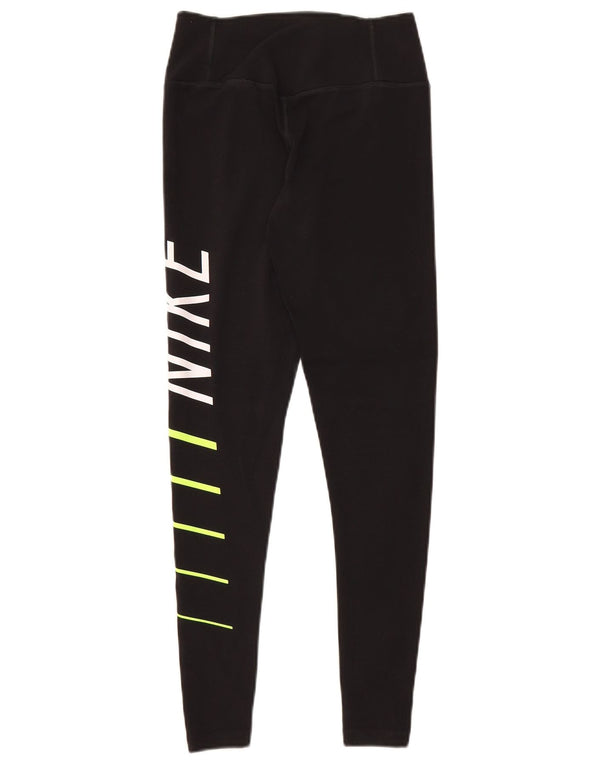 Γυναικείο κολάν Nike Dri Fit Graphic UK 4 XS Μαύρο βαμβακερό