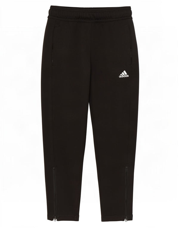 Adidas Boys Tracksuit Trousers 7-8 Years Black Polyester