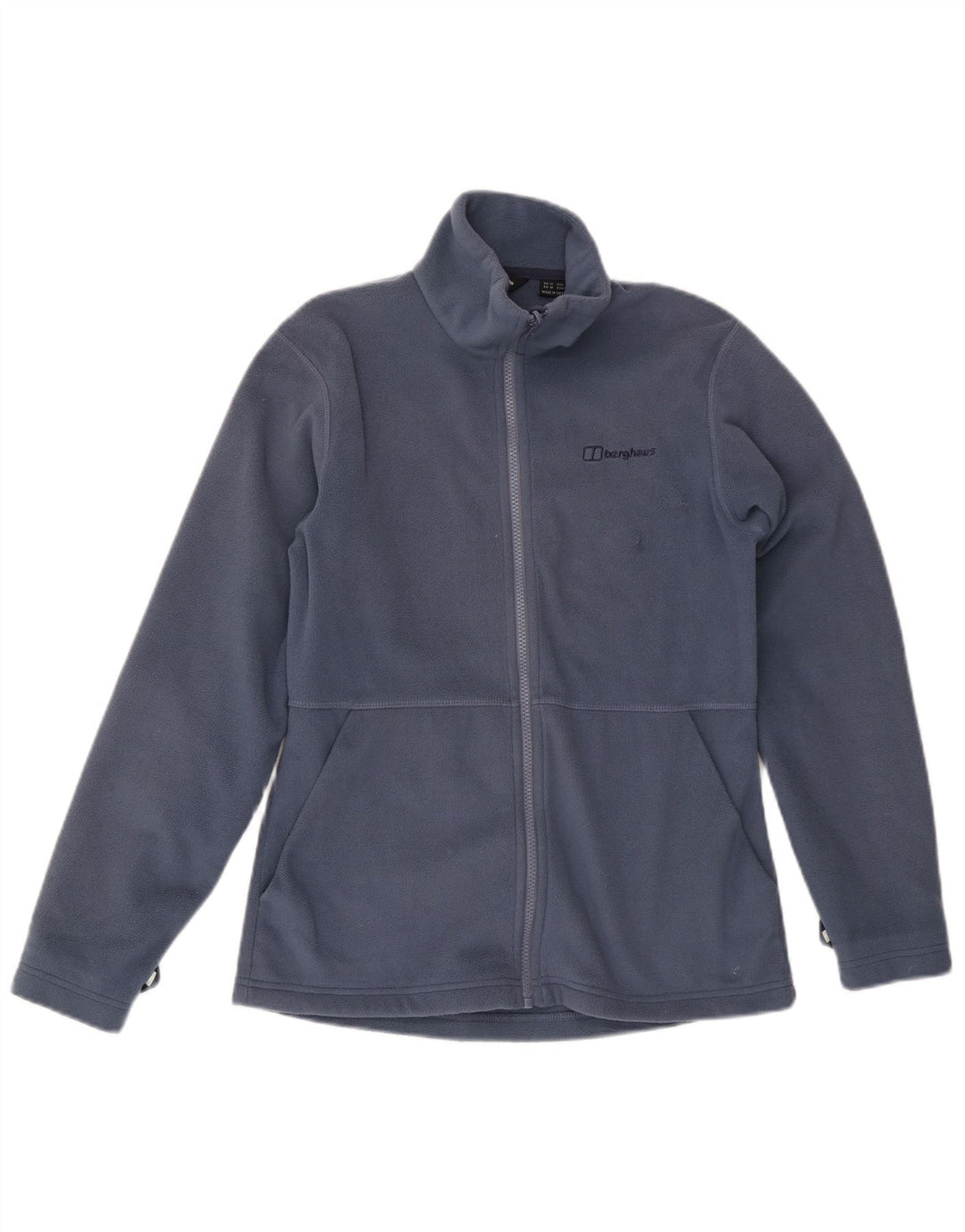 Berghaus Womens Liner Fleece Jacket UK 12 Medium Blue Polyester
