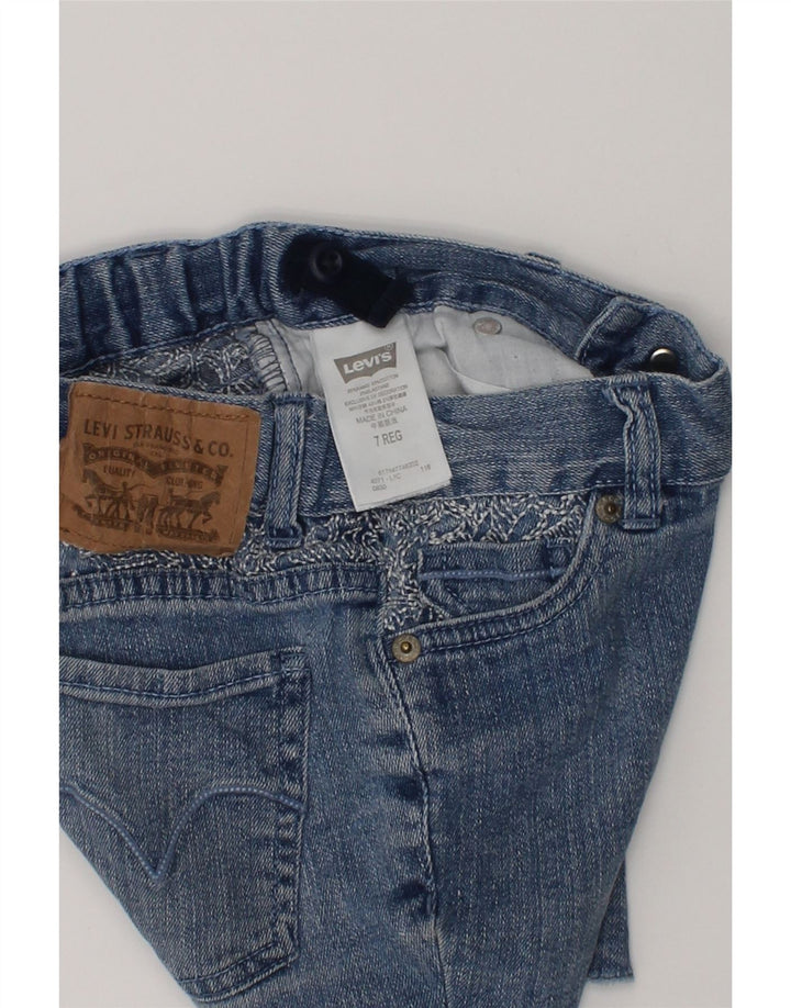 LEVI'S Girls Denim Shorts 6-7 Years W22  Blue Ramie | Vintage Levi's | Thrift | Second-Hand Levi's | Used Clothing | Messina Hembry 