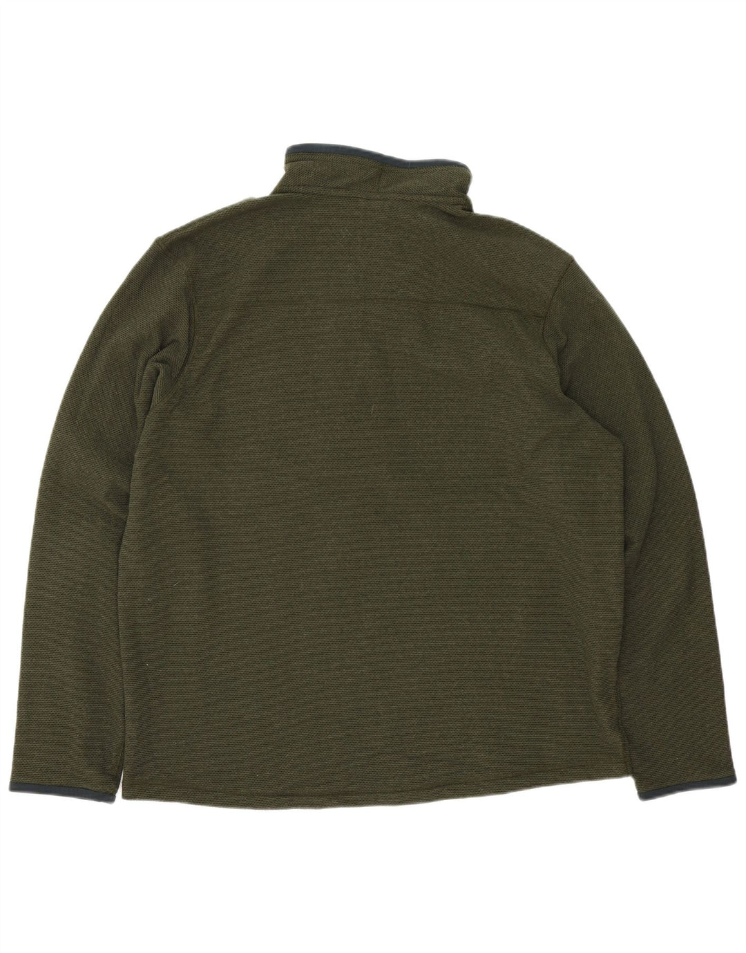 Moletom masculino Rab com zíper e gola XL poliéster verde