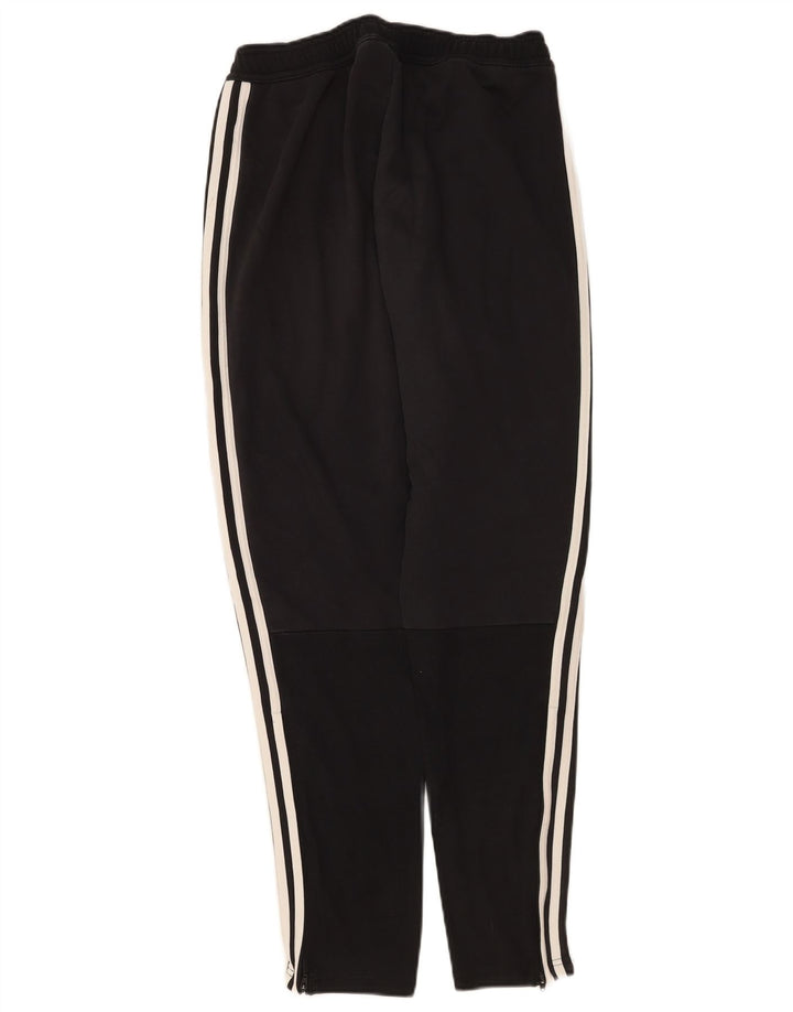 Adidas Mens Tracksuit Trousers Small  Black Cotton