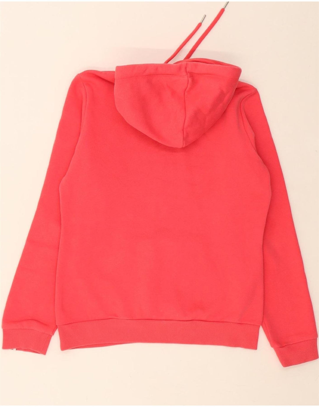 PUMA Womens Graphic Hoodie Jumper UK 10 Small Pink Polyester Vintage Puma and Second-Hand Puma from Messina Hembry 