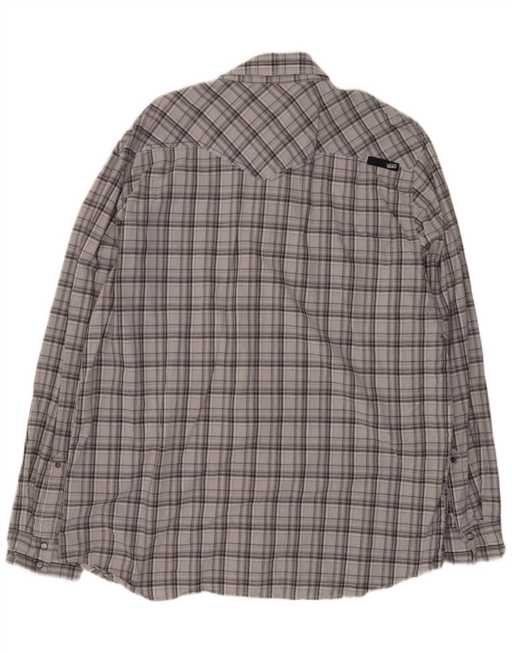 Vans Herreskjorte 2XL Grå ternet bomuld