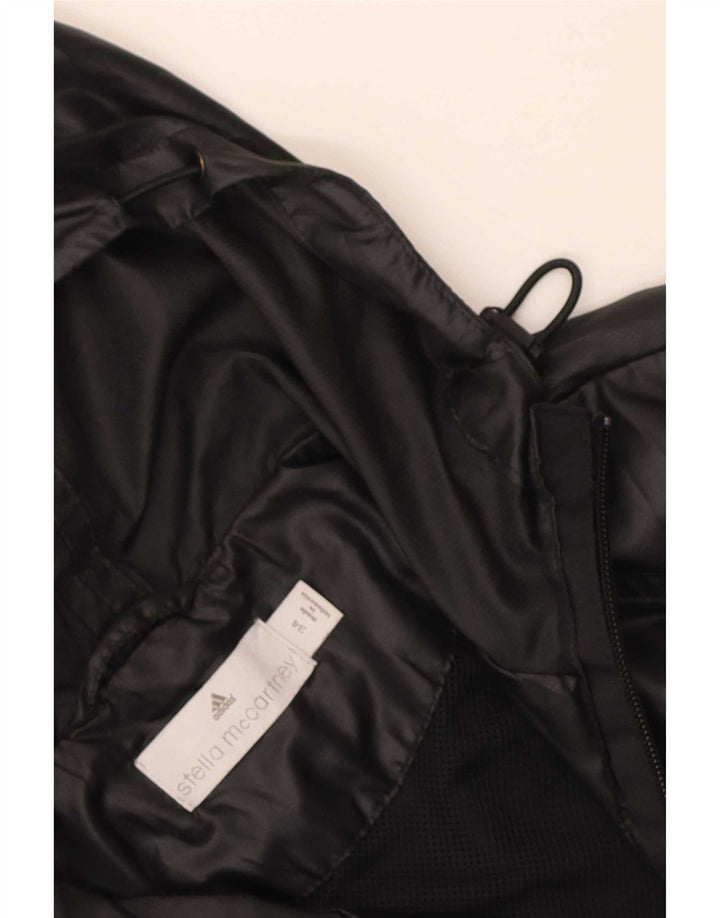 Giacca antipioggia con cappuccio da donna Adidas EU 34 piccola nera