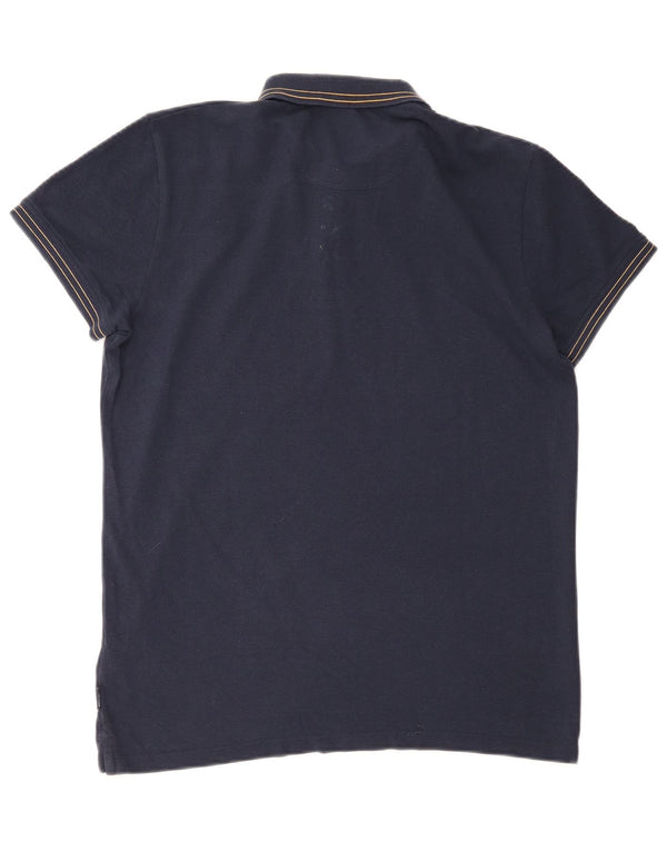 Wrangler Polo Homme Grand Bleu Marine Coton