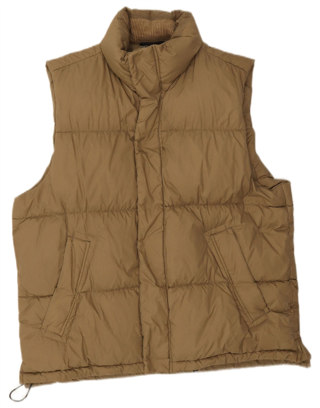 Marc O'Polo Mens Padded Gilet UK 40 Large Brown Polyamide