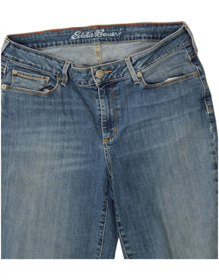 EDDIE BAUER Womens Curvy Bootcut Jeans US 10 Large W27 L32 Blue Cotton Vintage Eddie Bauer and Second-Hand Eddie Bauer from Messina Hembry 