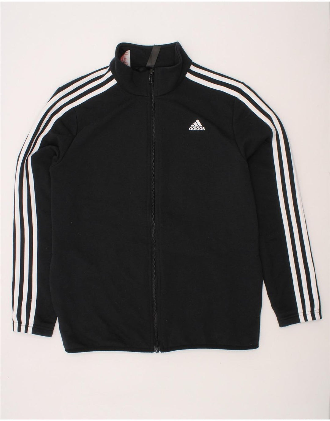 ADIDAS Boys Tracksuit Top Jacket 13-14 Years Black Cotton Vintage Adidas and Second-Hand Adidas from Messina Hembry 