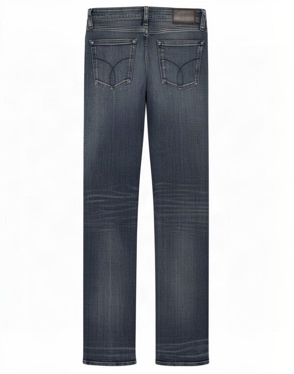 Jeans dritti da uomo Calvin Klein W29 L34 cotone blu