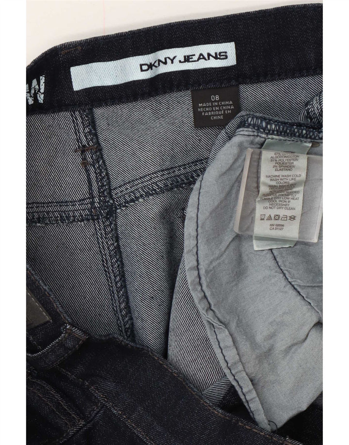 Dkny Womens Ludlow Bermuda Denim Shorts US 8 Medium W30 L16 Navy Blue