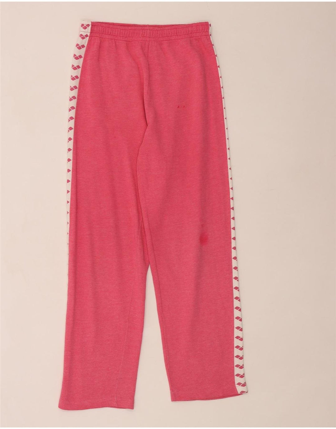 Arena Mens Graphic Full Tracksuit Medium Pink Colourblock Cotton