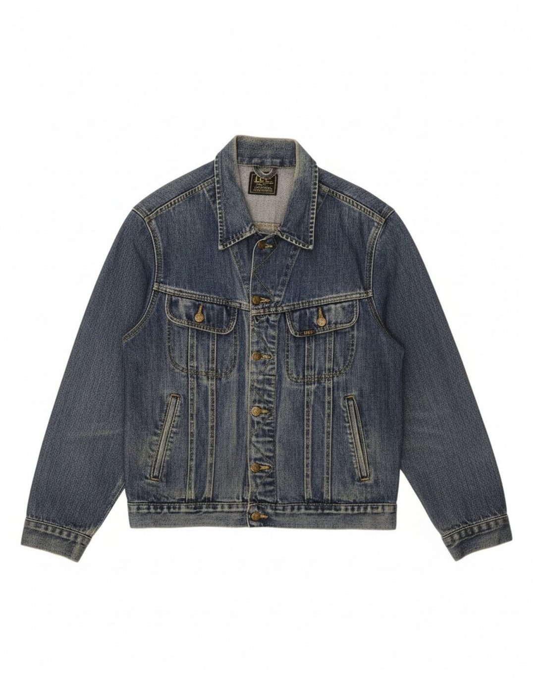 Giacca di jeans da uomo LEE UK 40 grande cotone blu