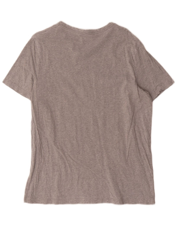 Tommy Hilfiger Mens T-Shirt Top Medium Grey Flecked Cotton