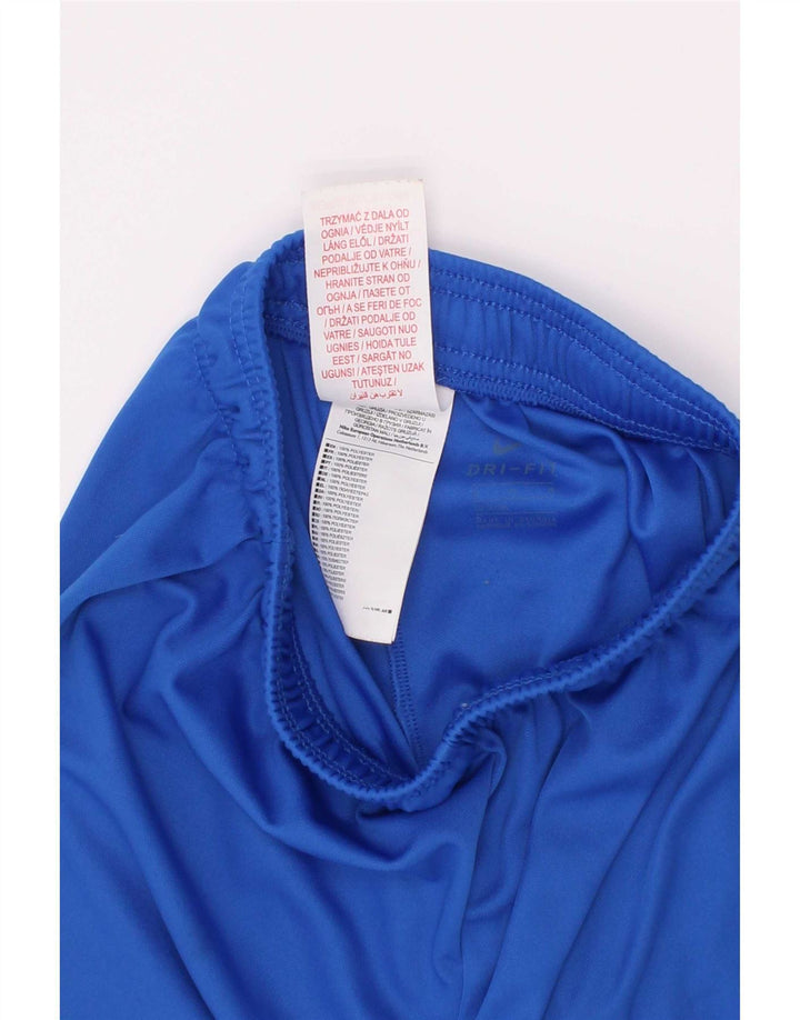Αθλητικό σορτς Nike Boys Dri Fit 10-11 ετών από μεσαίο μπλε πολυεστέρα
