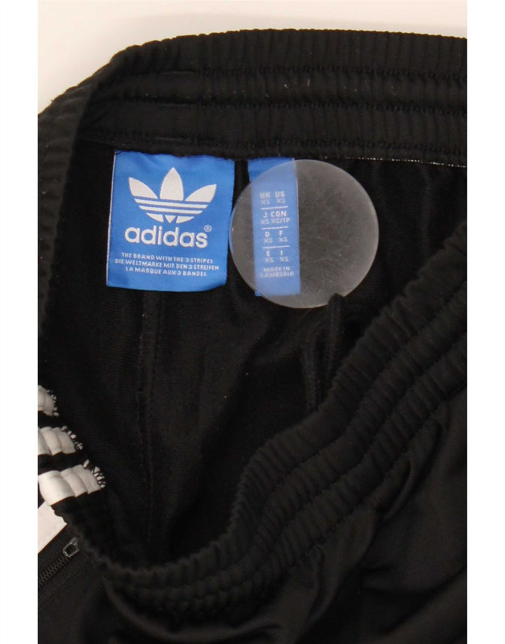 Adidas Womens Tracksuit Trousers UK 4 XS Black Polyester