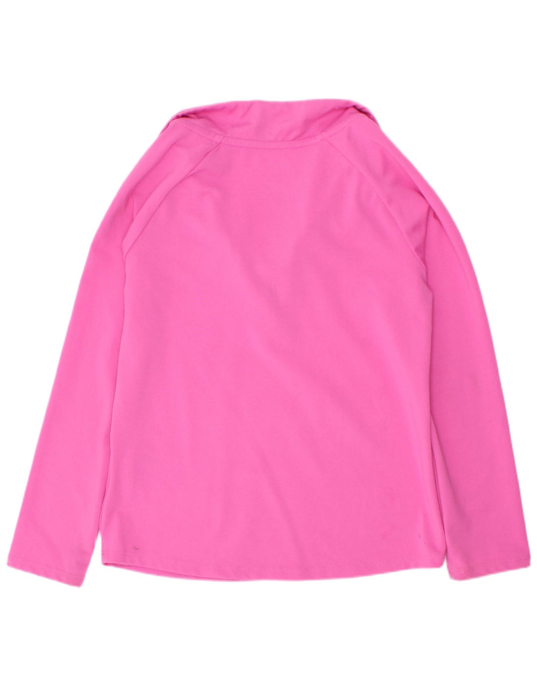 Nike Girls Dri Fit Pullover med lynlås-hals træningsdragt Top 5-6 år Medium Pink