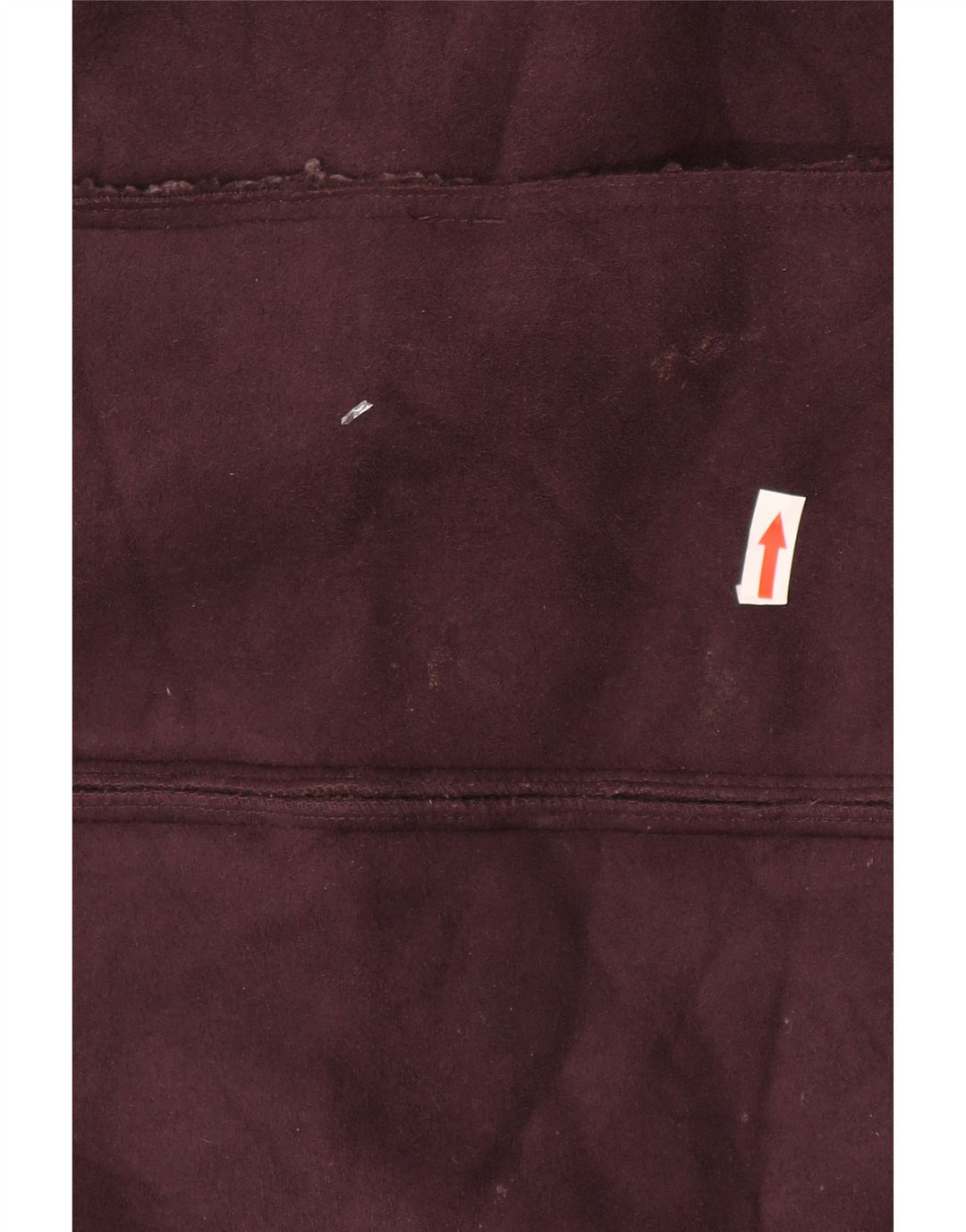 Marks & Spencer Dame Sherpa Gilet UK 12 Medium Burgundy Polyester