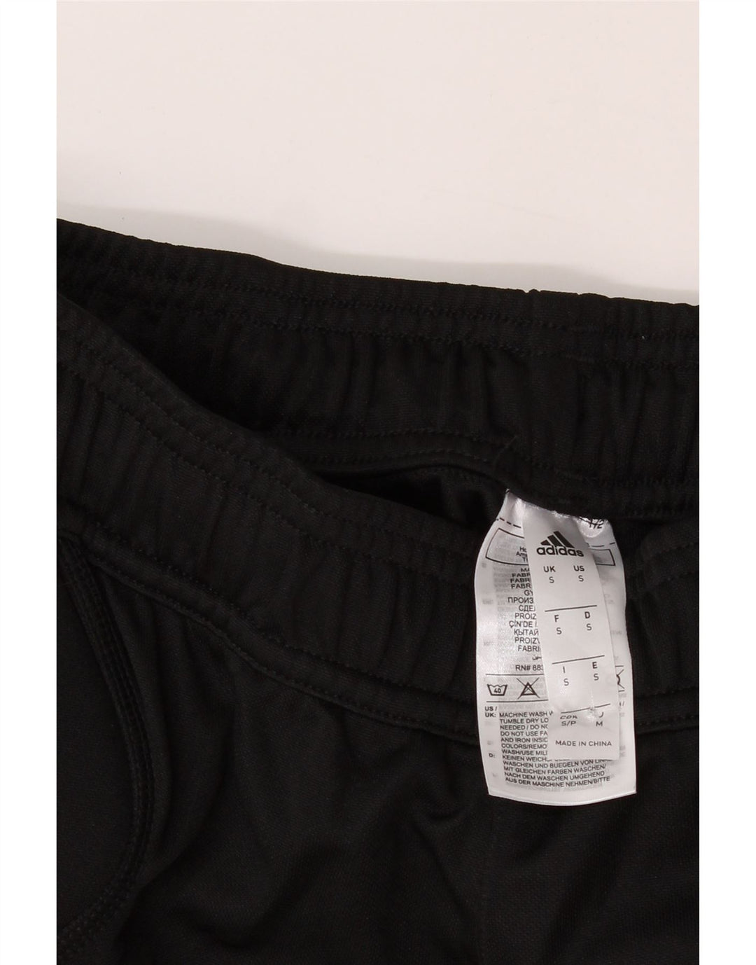 ADIDAS Boys Aeroready Sport Shorts 8-9 Years Small Black Polyester Vintage Adidas and Second-Hand Adidas from Messina Hembry 