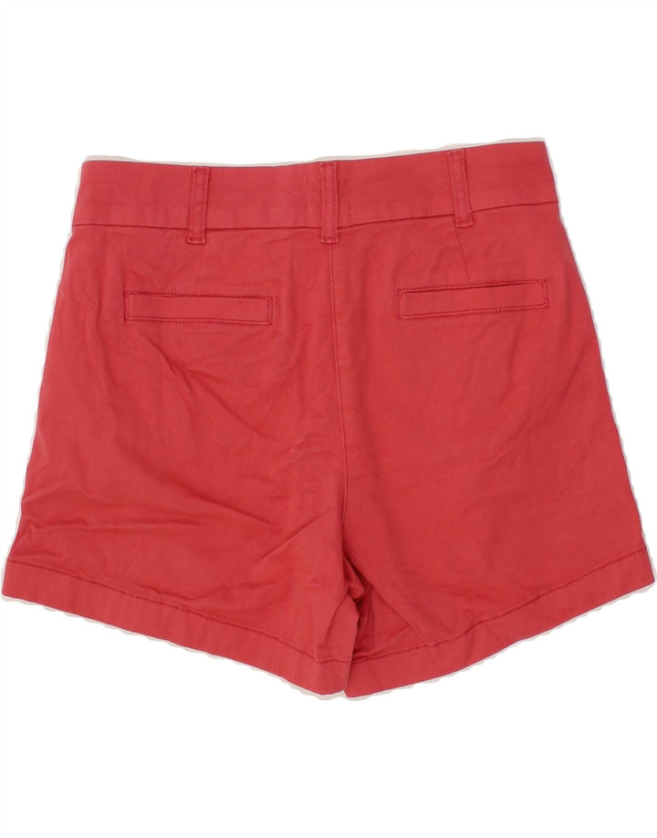 J. CREW Womens Hot Pants US 2 XS W25 Red Cotton Vintage J. Crew and Second-Hand J. Crew from Messina Hembry 