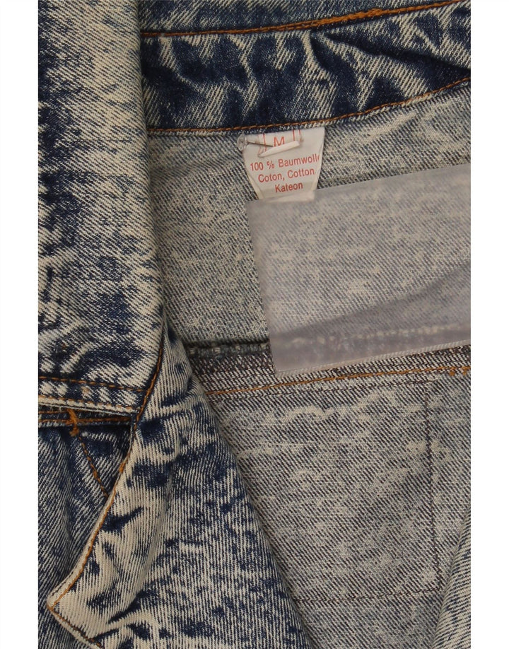 Vintage Mens Denim Jacket UK 38 Medium Blue Cotton