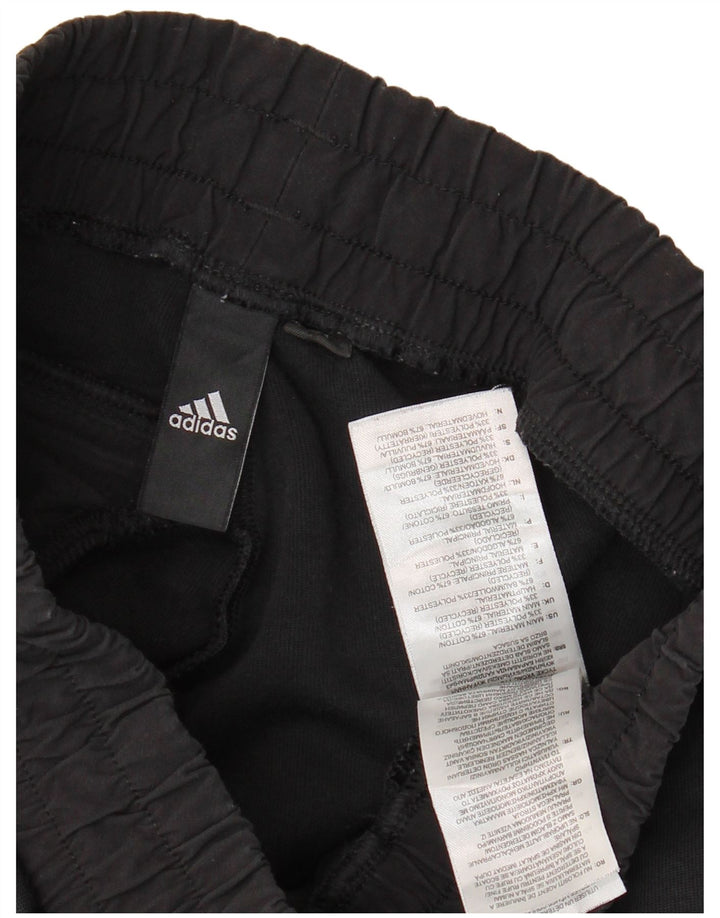 Adidas Womens Tracksuit Trousers Joggers Small  Black Cotton