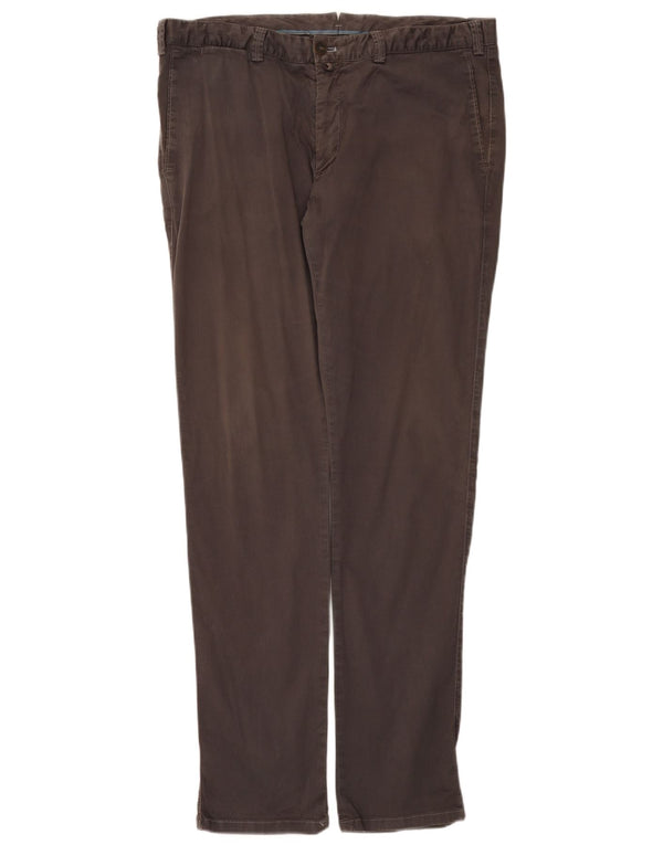 Calça Chino Masculina Slim Massimo Dutti EU 46 XL W36 L36 Algodão Cinza