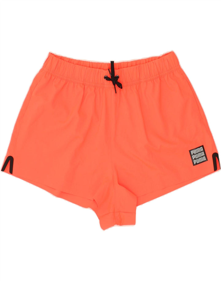 PUMA Womens Graphic Sport Shorts UK 18 XL Red Polyester | Vintage Puma | Thrift | Second-Hand Puma | Used Clothing | Messina Hembry 