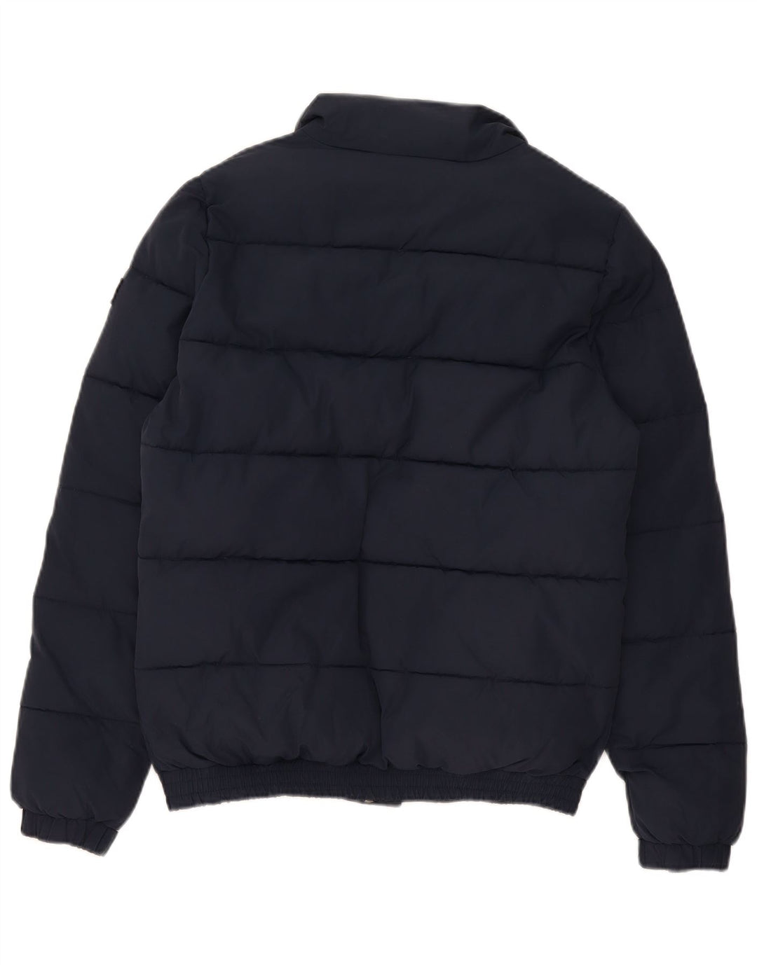 Superdry Dame Oversized Polstret Jakke UK 10 Small Navy Blue Polyester