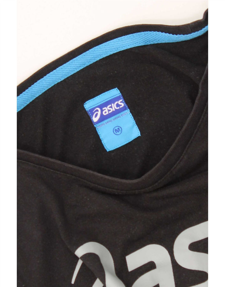 Maglietta grafica da donna Asics Top UK 12 Medium Nera