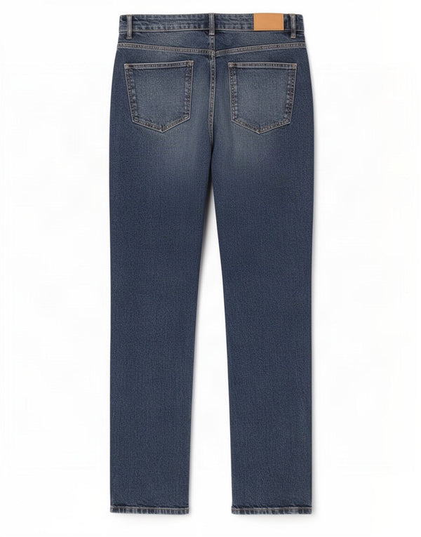Zara Womens Straight Jeans EU 40 Medium W30 L33 Blue Cotton