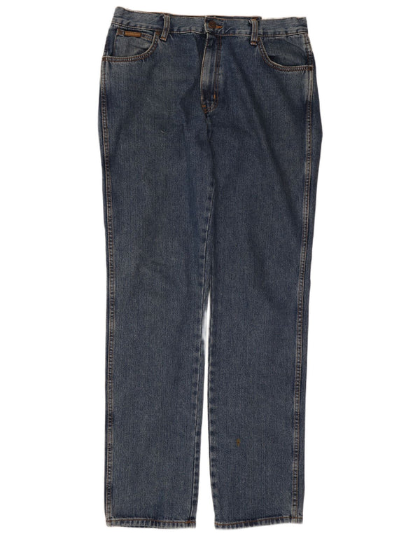Jeans dritti da uomo Wrangler Texas W34 L34 cotone blu