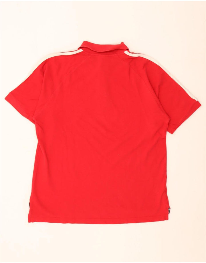Adidas herre poloshirt Medium rød bomuld