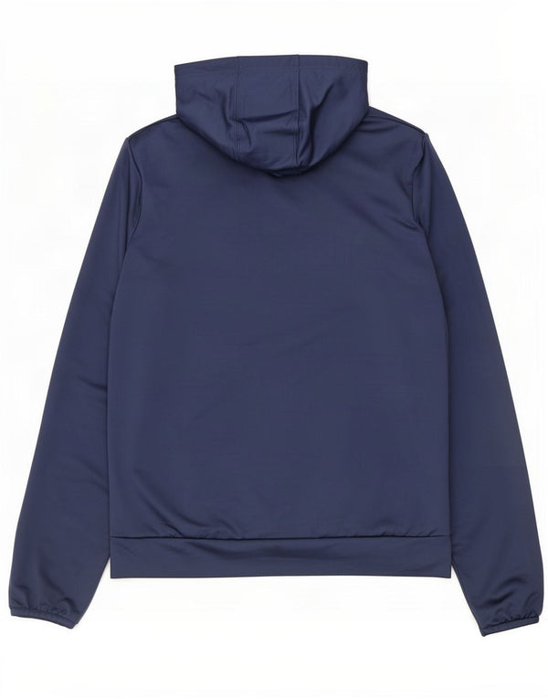 Puma Womens Zip Hoodie Sweater UK 14 Medium Navy Blue