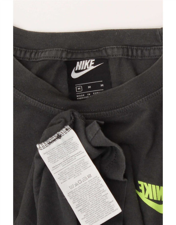 Nike T-Shirt Graphique Homme Gris Moyen Coton