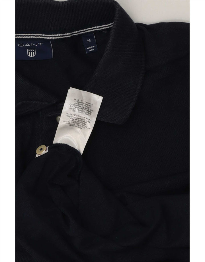 Gant Mens Polo Shirt Medium Navy Blue Cotton
