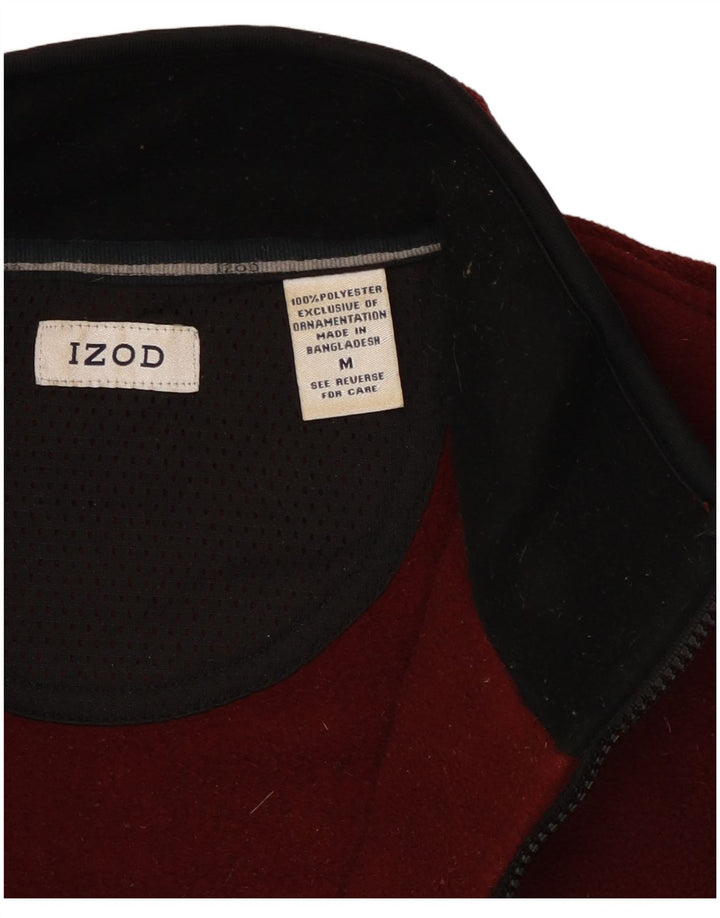 Izod Fleecejakke til mænd Medium Bourgogne Polyester