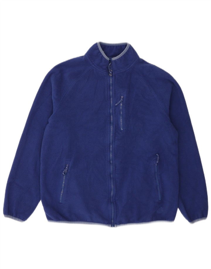 Giacca in pile da donna Marks & Spencer UK 16 grande poliestere blu