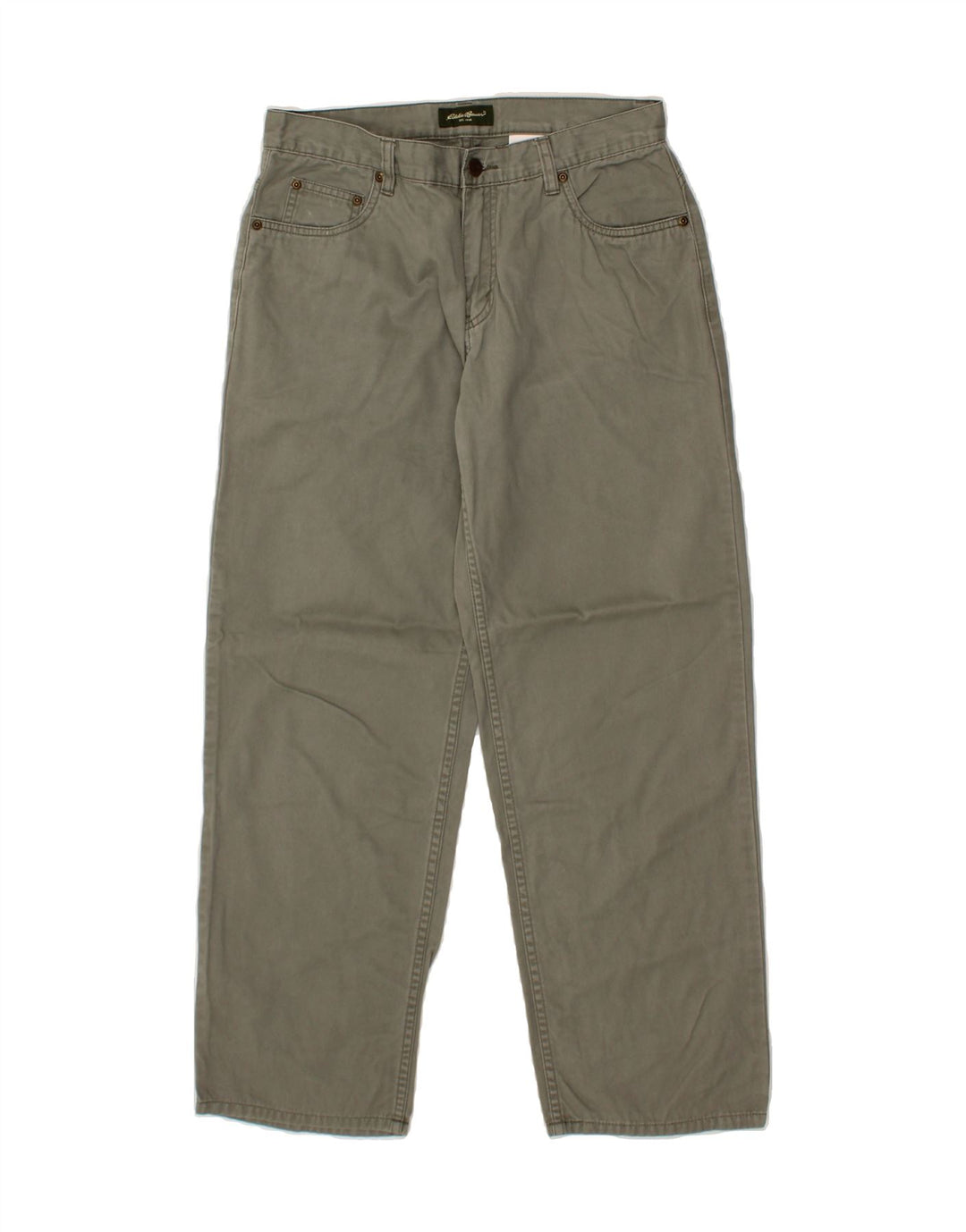EDDIE BAUER Womens Straight Casual Trousers US 8 Medium W30 L28 Grey Vintage Eddie Bauer and Second-Hand Eddie Bauer from Messina Hembry 