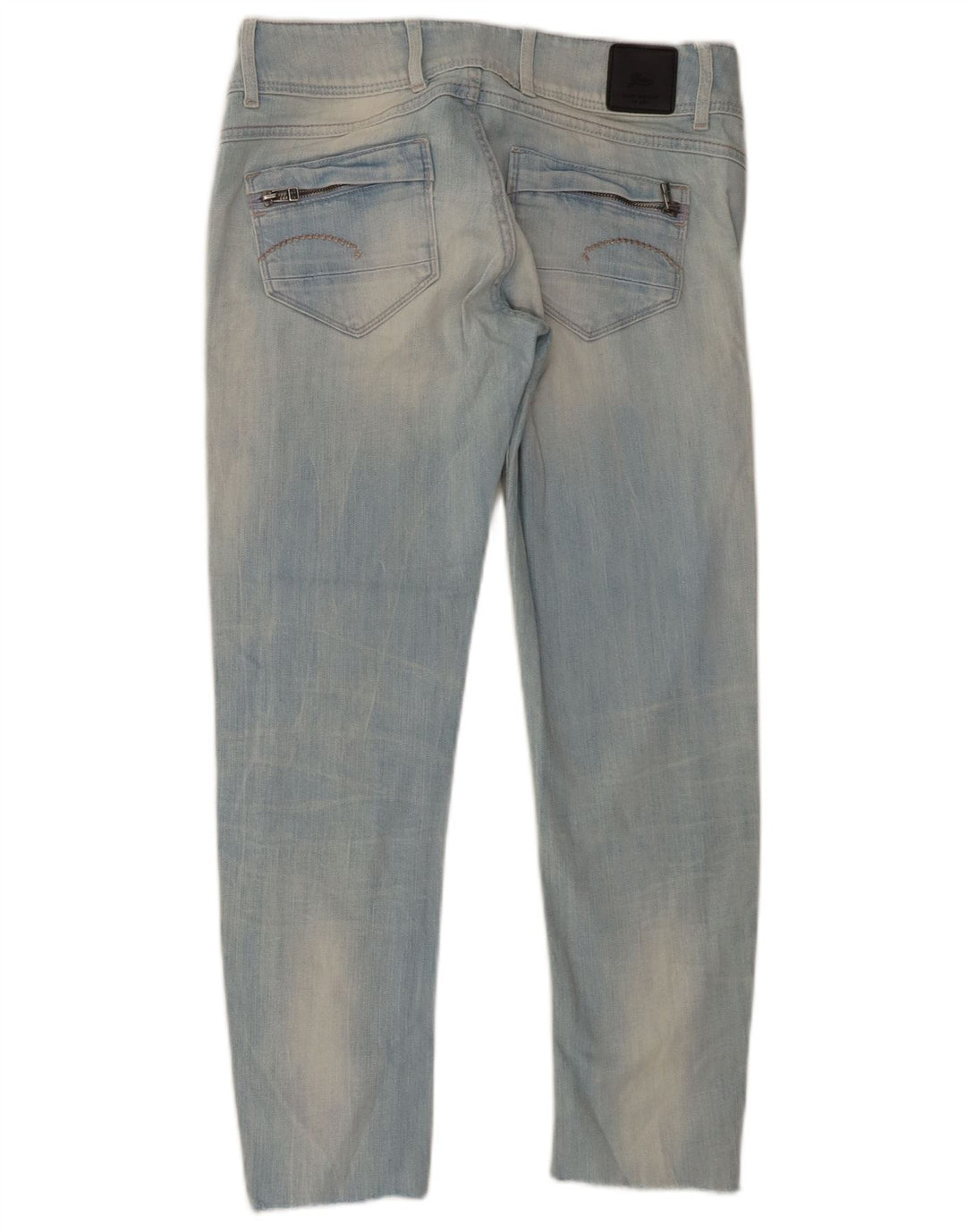 G-STAR Damen Slim Jeans W26 L25 Blaue Baumwolle