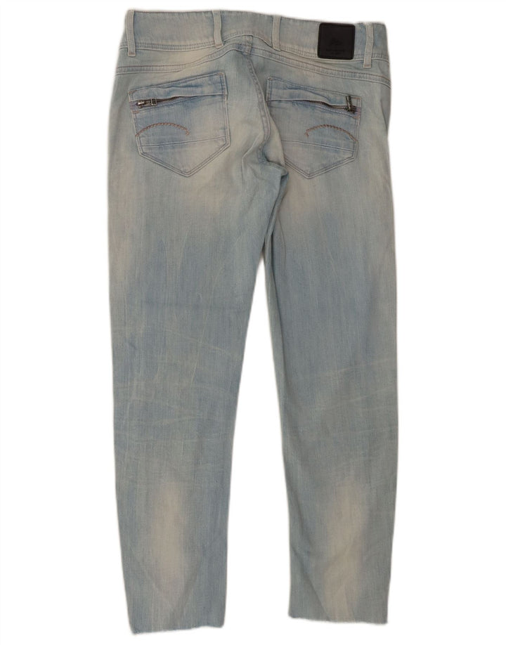 G-STAR Damen Slim Jeans W26 L25 Blaue Baumwolle