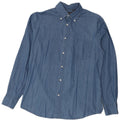 COVERI Mens Denim Shirt Size 41/42 Large Blue
