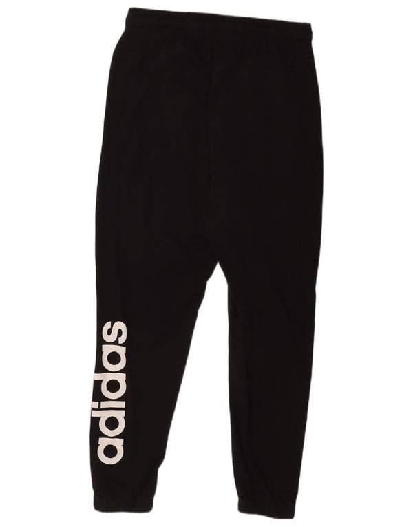 Adidas Pantalon de survêtement court graphique pour femme en coton noir moyen